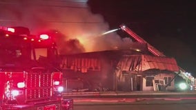 Fire rips through Lynnwood strip mall; determined to be arson