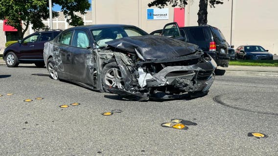 Tukwila police arrest teen who crashed a stolen car while eluding police