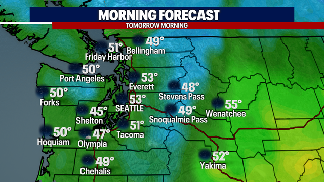 A warm start to the work week