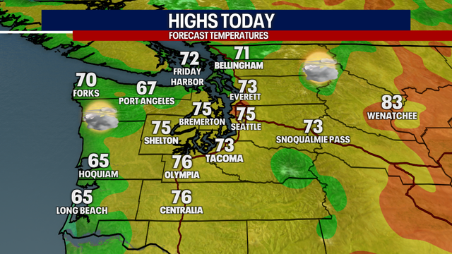 Western Washington: Cooler, cleaner skies ahead