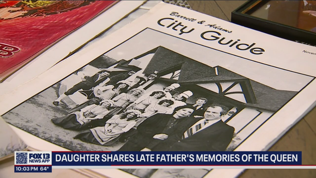 Daughter shares memories of late father, restauranteur meeting Queen Elizabeth in Seattle