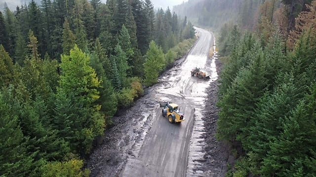 'There was no way to get to Mazama'; Hikers, cyclists recount challenges of US 20 mudslide