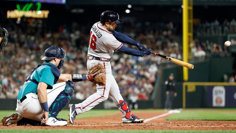 Busy Braves have two hits at All-Star Game but NL loses again