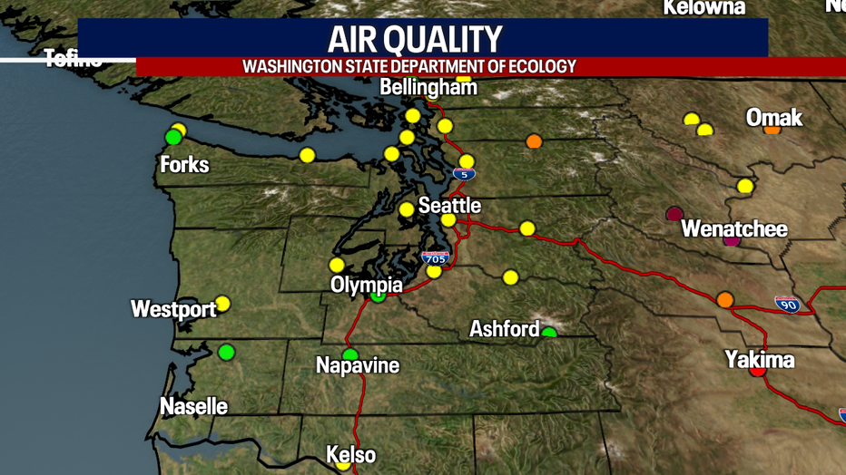 Western Washington Cooler, cleaner skies ahead FOX 13 Seattle