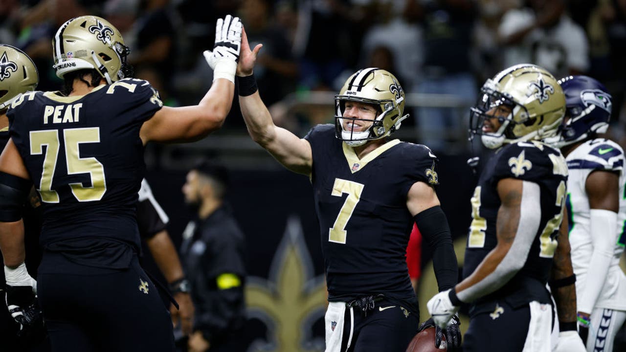 Jarvis Landry of New Orleans Saints and Andy Dalton of New Orleans News  Photo - Getty Images