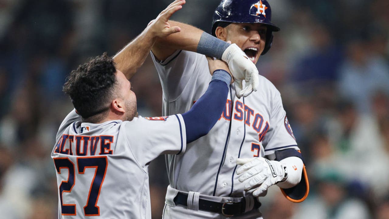Houston Astros Framed 15 x 17 2022 World Series Game 4 No-Hitter Collage
