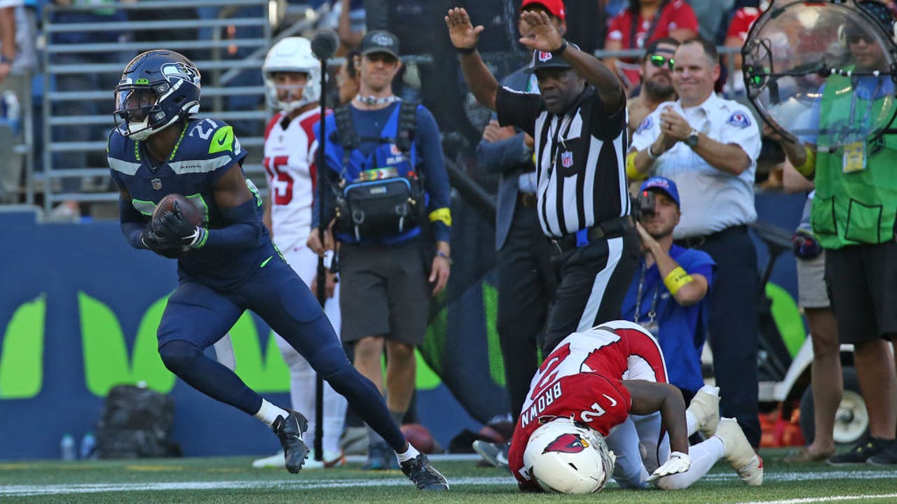 Seattle Seahawks cornerback Tariq Woolen's best plays vs. Cardinals