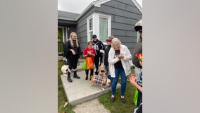 Kids with medical needs get Halloween visit from Reverse Trick-or-Treaters