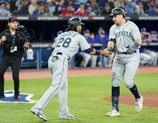 Mariners Held to 1 Hit, Castillo Tagged in 4-1 Loss to A's – NBC Bay Area