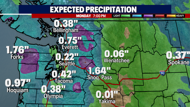 Rain finally returns to Western Washington