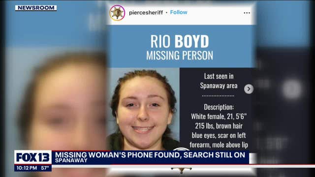 'It's really unsettling:' Surveillance footage sought in disappearance of Spanaway woman