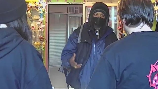Man robbing iconic game store at gunpoint tells employee he has a reason for alleged crime