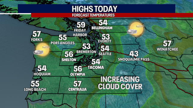 Seattle weather: Sunday stays dry until late