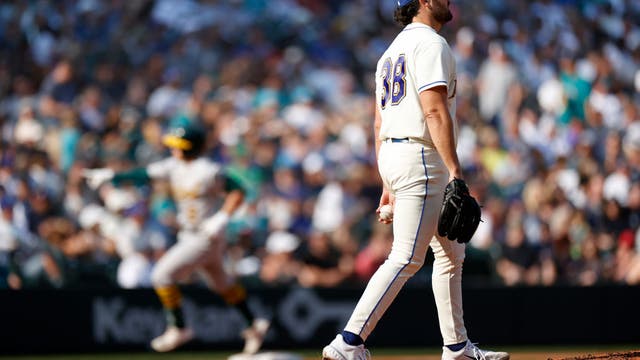 Robbie Ray gives up 3 HRs as Athletics topple Mariners 10-3
