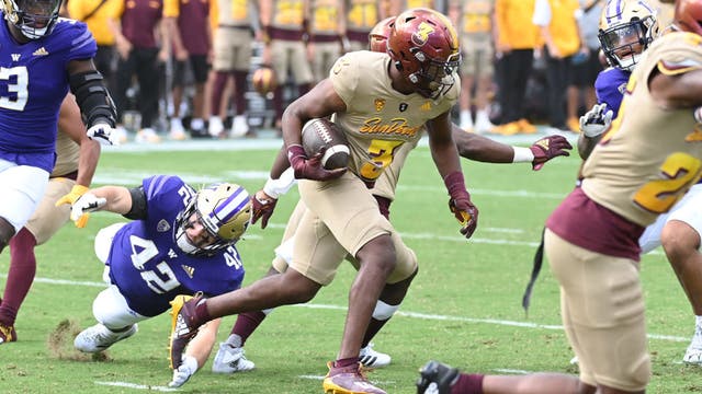 Trenton Bourguet leads Arizona State past No. 21 Washington, 45-38