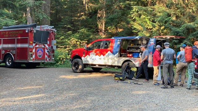 Crews work to recover body of 17-year-old who fell over Keekwulee Falls near Snoqualmie