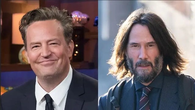 Matthew Perry clarifies he's a 'big fan' of Keanu Reeves after questioning in book why actor 'walks among us'