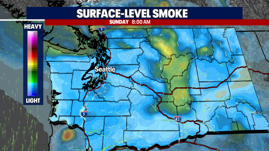Unhealthy air quality through Sunday with a shot at more record heat