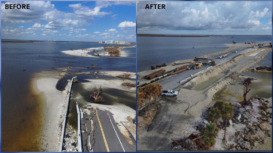 Before And After Photos: Sanibel Island Causeway Opens Again After ...