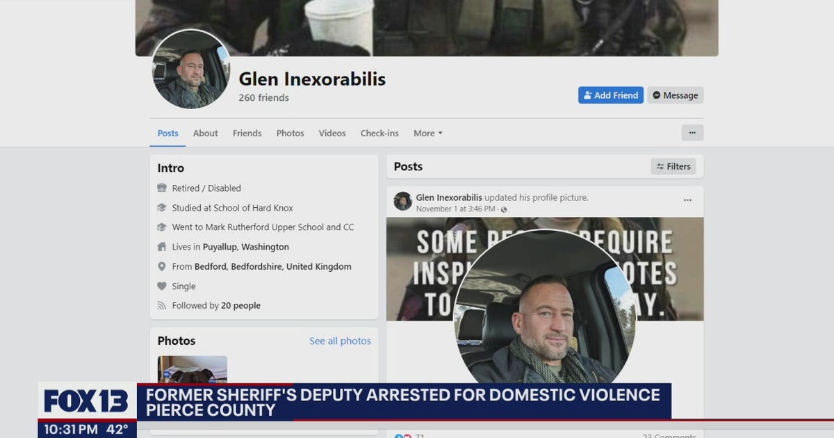 Former Pierce County deputy arrested for domestic violence | FOX 13 Seattle