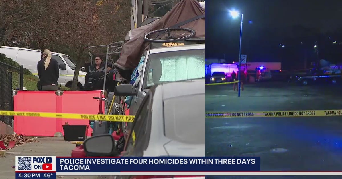Public officials address 4 homicides in 3 days in Tacoma | FOX 13 Seattle