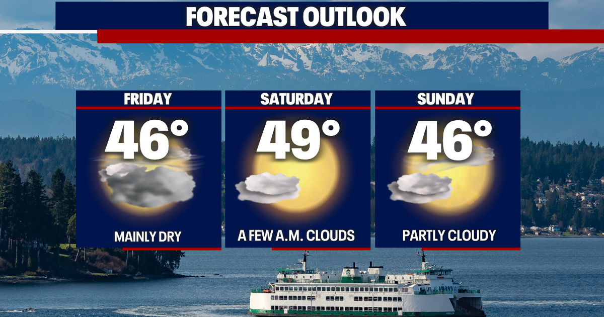Seattle weather: Quiet and cold weather pattern for the next week | FOX ...