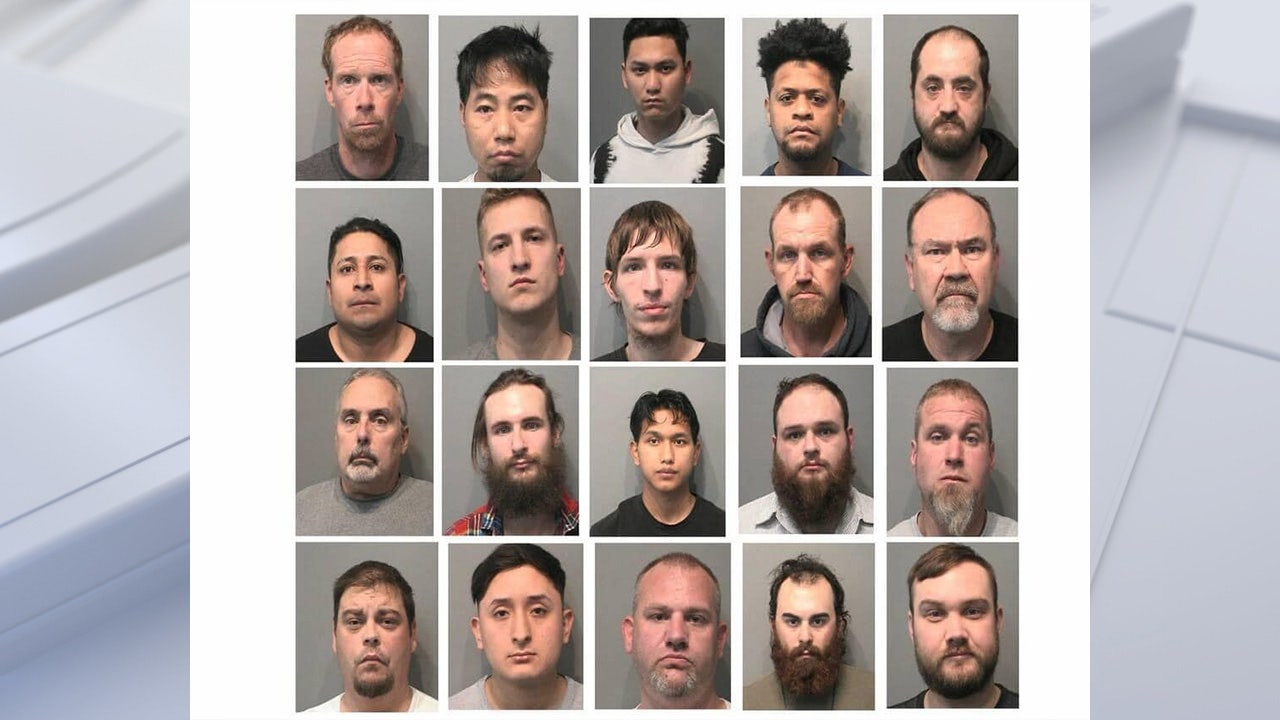 32 people arrested in child sex sting