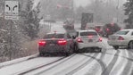 LIVE UPDATES: Snow turning into raining, creating slick roads