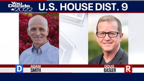 WATCH: 9th Congressional District debate with Adam Smith and Doug Basler in Seattle