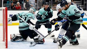Kraken give up tying goal with 3.9 seconds left, lose in OT 3-2 to Winnipeg