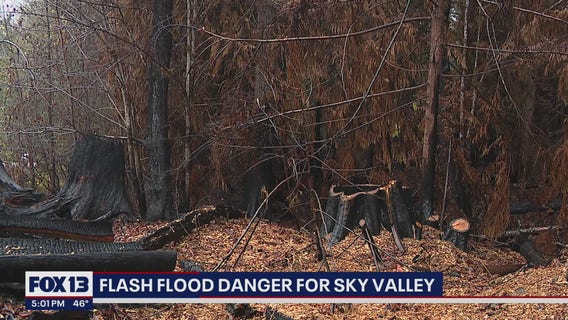 Officials warn of flash flooding, debris slides in Bolt Creek Fire burn areas