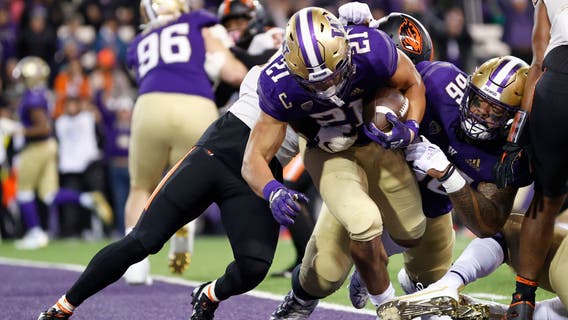 Washington knocks off No. 24 Oregon State 24-21 on late FG