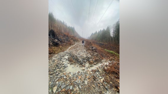 Bolt Creek Fire: Residents say holes forming, 'earth is shifting' as rain falls on burn scar