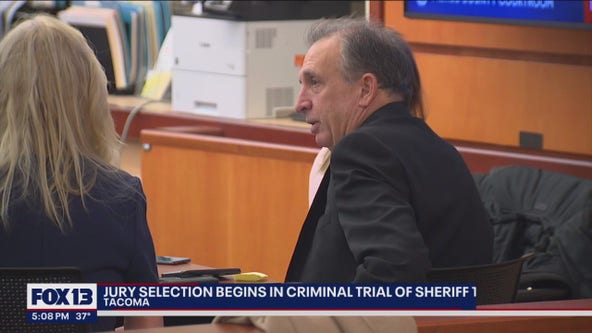Jury selection begins in criminal trial against Pierce County Sheriff Ed Troyer
