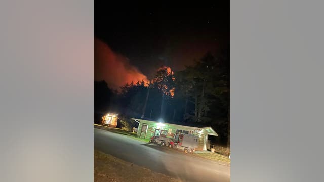 Fire near Neah Bay prompts evacuations, school closures