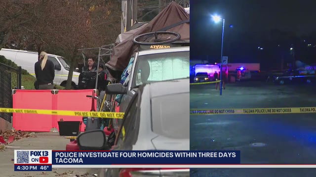 Public officials address 4 homicides in 3 days in Tacoma