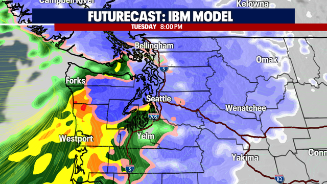 WEATHER ALERT DAY: Lowland snow falling in Western Washington