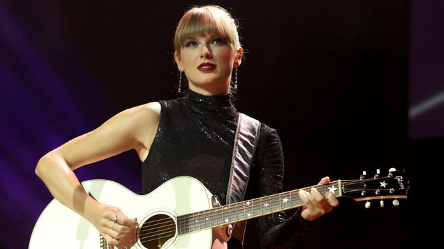 Taylor Swift becomes first artist to claim Billboard Hot 100's top 10 songs in single week