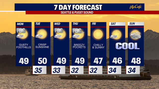 Seattle weather: Unusual dry spell in November for Western Washington