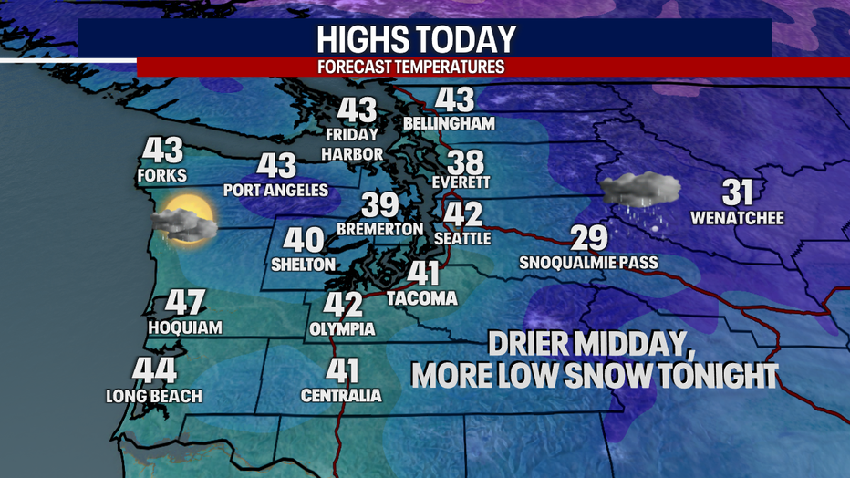 Seattle Weather: More Lowland Snow A Possibility - Here's When, Where ...