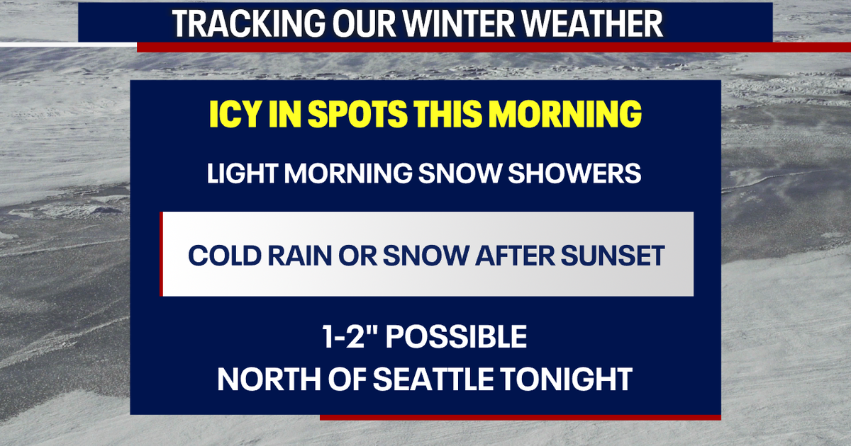 Seattle weather: Lowland snow possible Friday night | FOX 13 Seattle