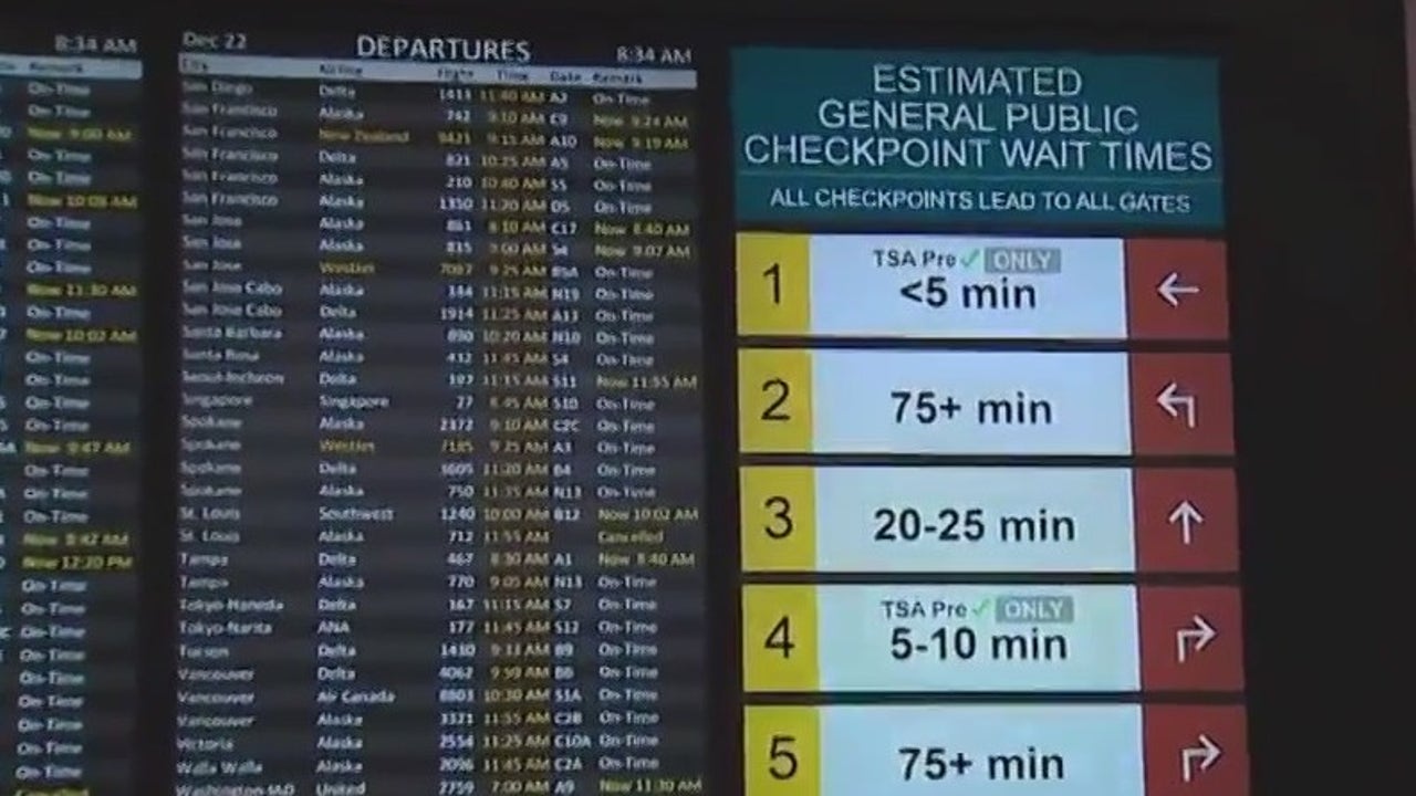 'Brief' Security Breach Causes Longer Wait Times At Sea-Tac; Lines ...