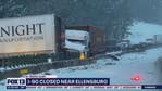 I-90 expected to remain closed over Snoqualmie Pass until this afternoon after multiple crashes