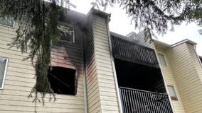 Crews knock down apartment fire in Kent, 6 families displaced