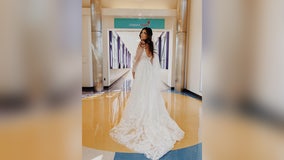 ‘It was my home’: Pediatric cancer survivor returns for wedding photo shoot at hospital that cured her