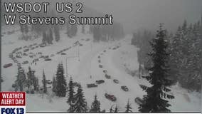 LIVE UPDATES: Snoqualmie Pass reopens after hours-long closure; freezing temps overnight