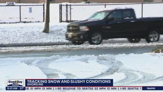 Shoreline residents wake up to power outages, difficult driving conditions after widespread snowfall