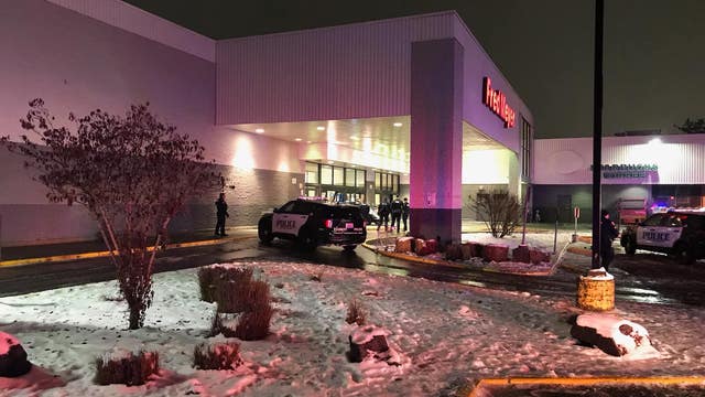 Everett PD: Man drives car through Fred Meyer, pours gasoline on himself before car catches fire