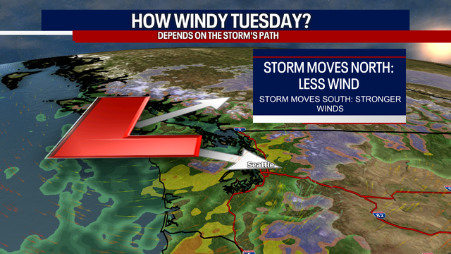 Seattle weather: Strong winds expected Tuesday; could leave damage, more power outages