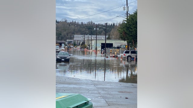 Flooding in Seattle's South Park neighborhood forces families from homes